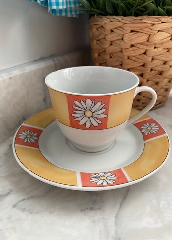 Vintage Alman 2li Çay Fincanı - Görsel 2