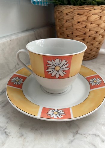 Vintage Alman 2li Çay Fincanı - Görsel 4