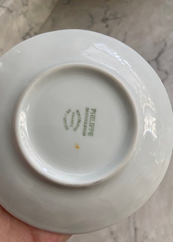 Limoges France Fincan - Görsel 11