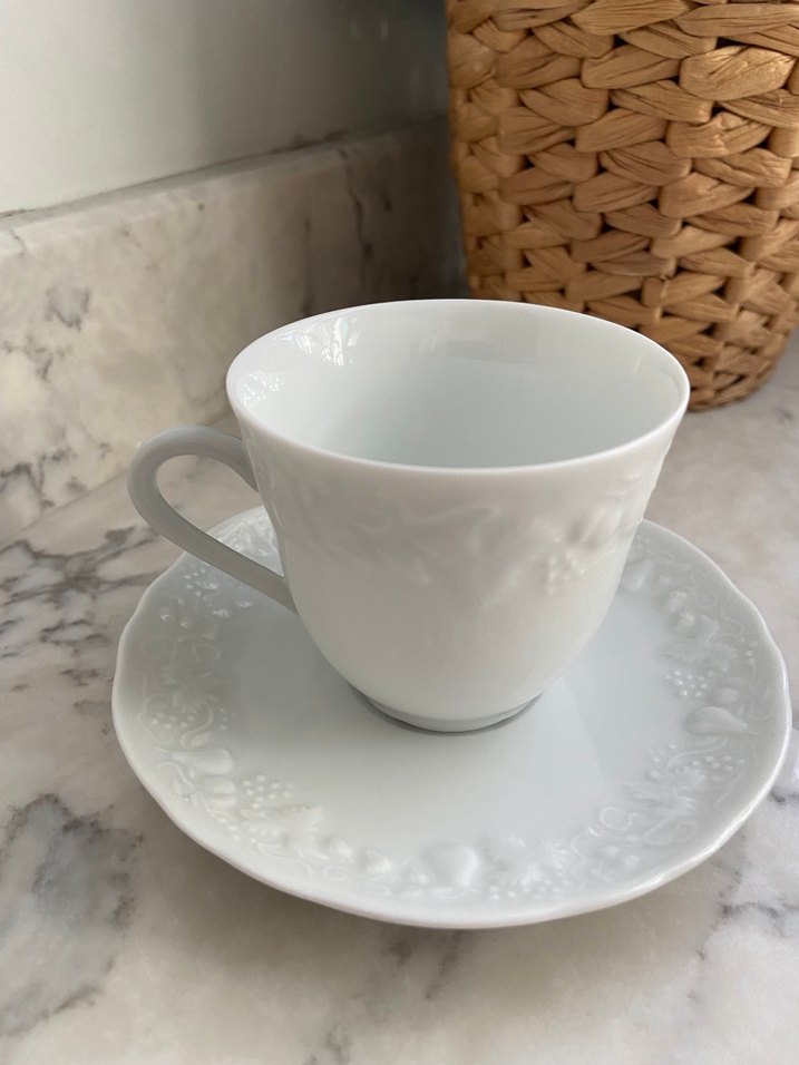 Limoges France Fincan - Görsel 4