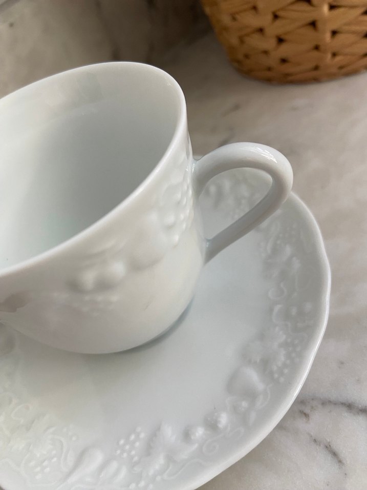 Limoges France Fincan - Görsel 2