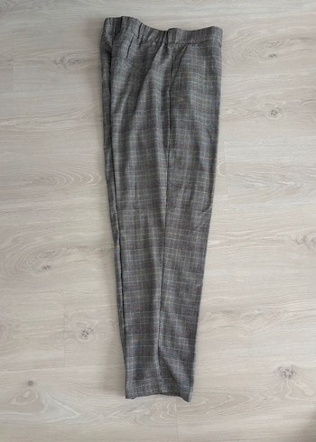 LC Waikiki Gri Ekose Blazer Takım