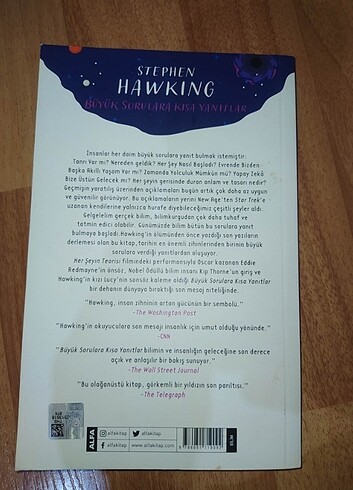  Stephen Hawking Büyük Sorunlara Kısa Yanıtlar Kitap