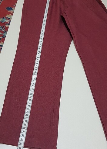 36 Beden bordo Renk Kadin pantalon