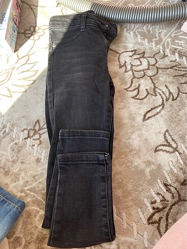 6 Yaş Beden gri Renk Kot pantolon