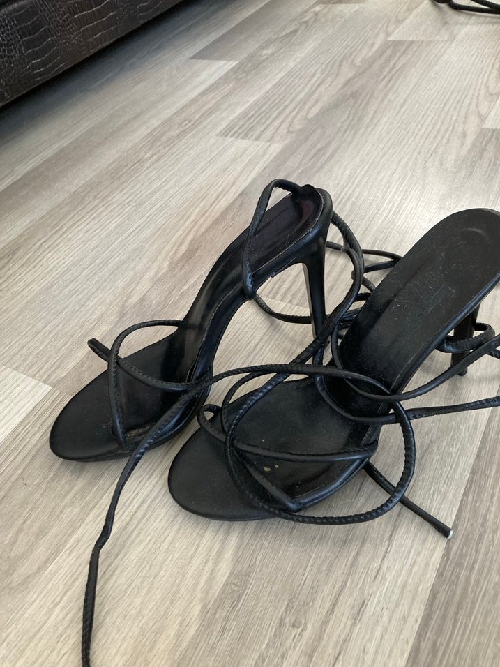 Siyah Bağcıklı gece ayakkabısı - Görsel 2