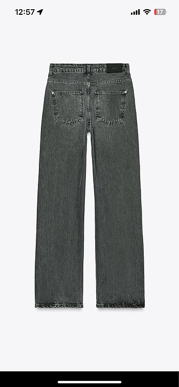 38 Beden siyah Renk zara jean