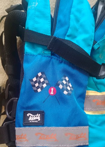 Renkli Mavi Çocuk Okul Sırt Çantası - Görsel 5