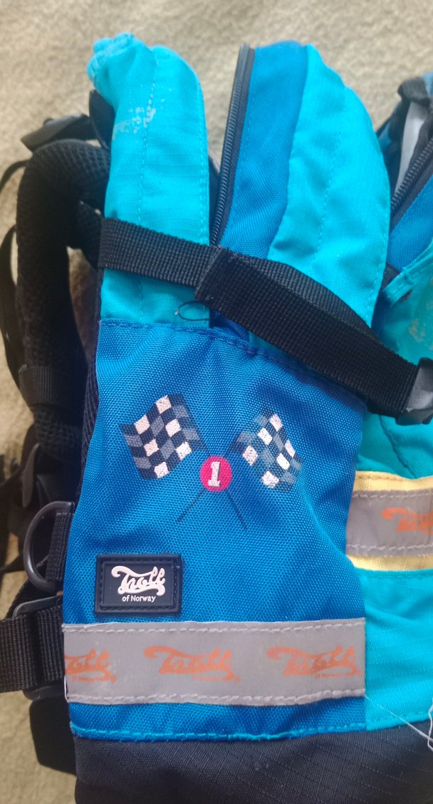 Renkli Mavi Çocuk Okul Sırt Çantası - Görsel 5