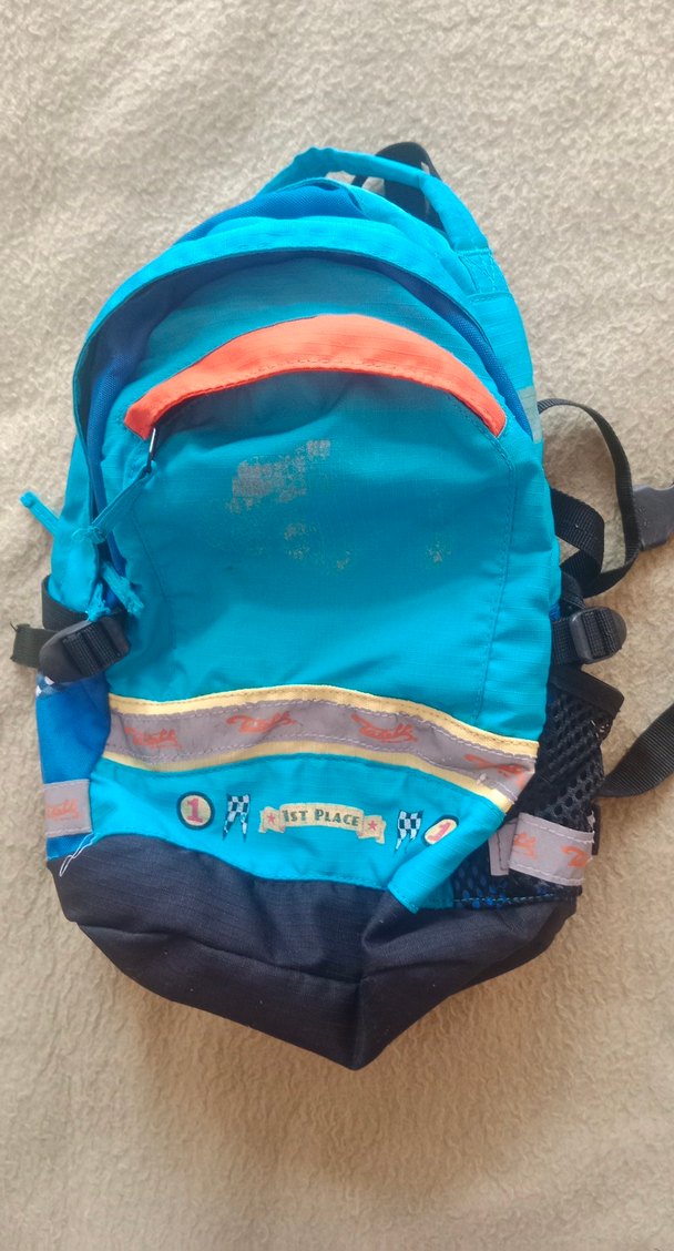 Renkli Mavi Çocuk Okul Sırt Çantası - Görsel 2