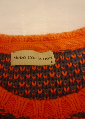 Kırmızı Örgü Salaş Kadın Kazak - Görsel 3