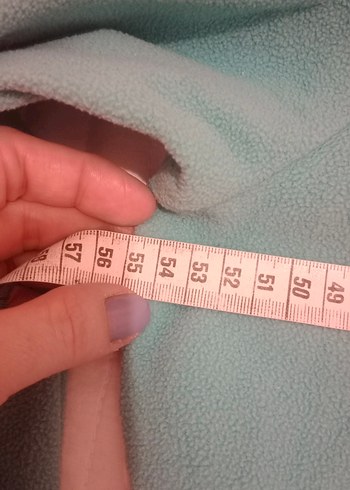 Turkuaz Fermuarlı Erkek Polar Sweatshirt - Görsel 3