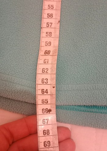 Turkuaz Fermuarlı Erkek Polar Sweatshirt - Görsel 4