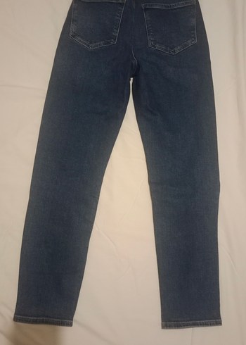 Kadın Lacivert Midi Boy Mavi Jean - Görsel 2