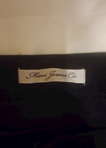 Düz Siyah Kadın Kadife Pantolon - Görsel 6