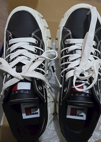 Tommy Hilfiger Siyah Platform Spor Ayakkabı - Görsel 7