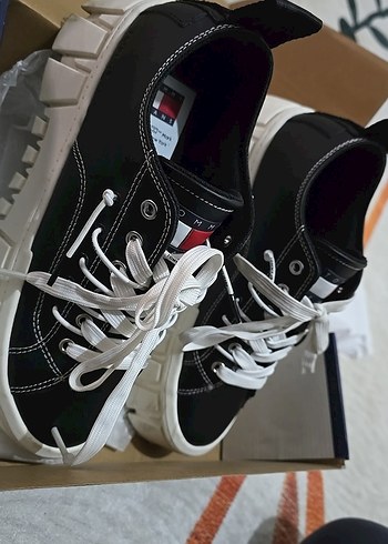 Tommy Hilfiger Siyah Platform Spor Ayakkabı - Görsel 6