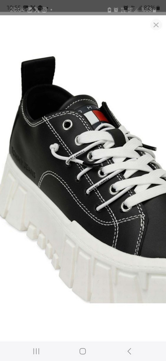 Tommy Hilfiger Siyah Platform Spor Ayakkabı - Görsel 3