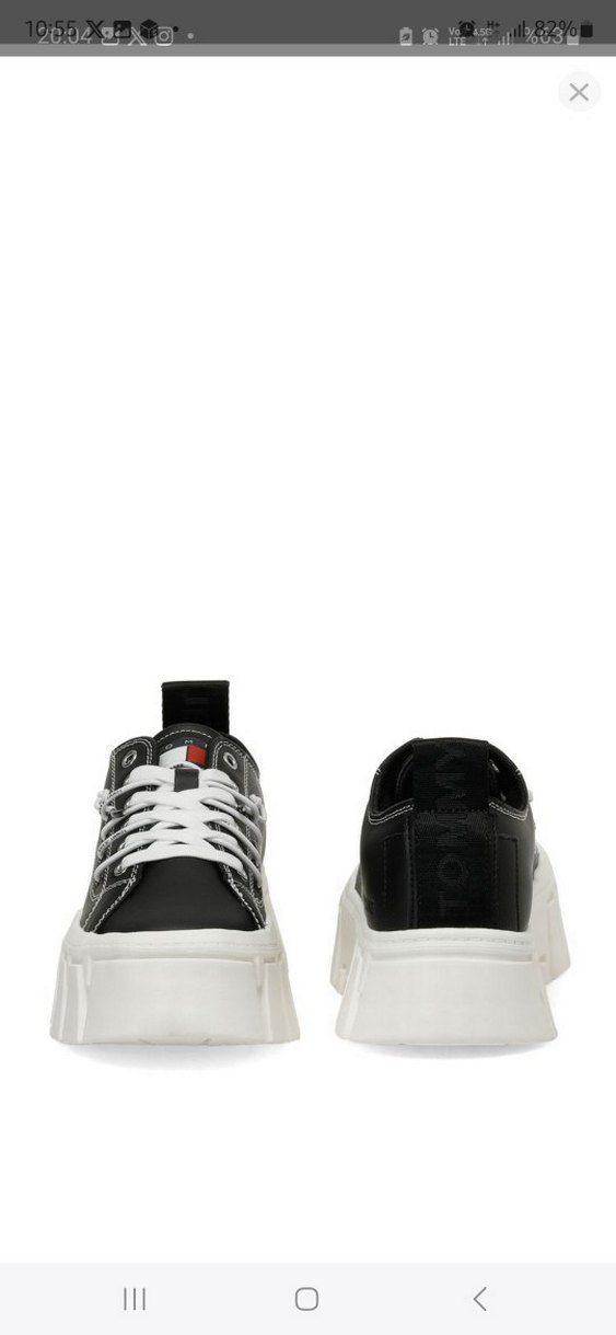 Tommy Hilfiger Siyah Platform Spor Ayakkabı - Görsel 2