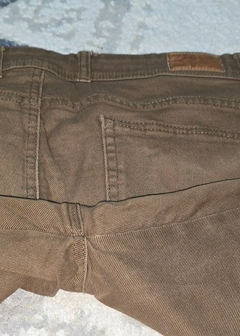 Kahverengi Erkek Jean Pantolon - Görsel 7