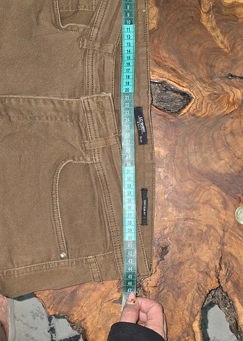 Kahverengi Erkek Jean Pantolon - Görsel 4