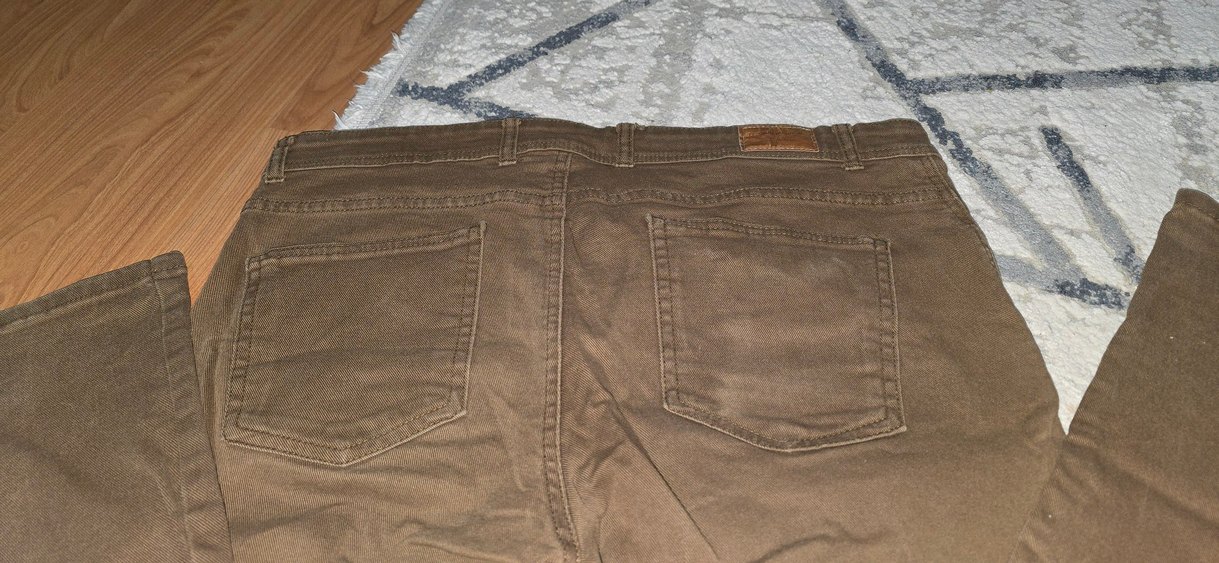 Kahverengi Erkek Jean Pantolon - Görsel 3