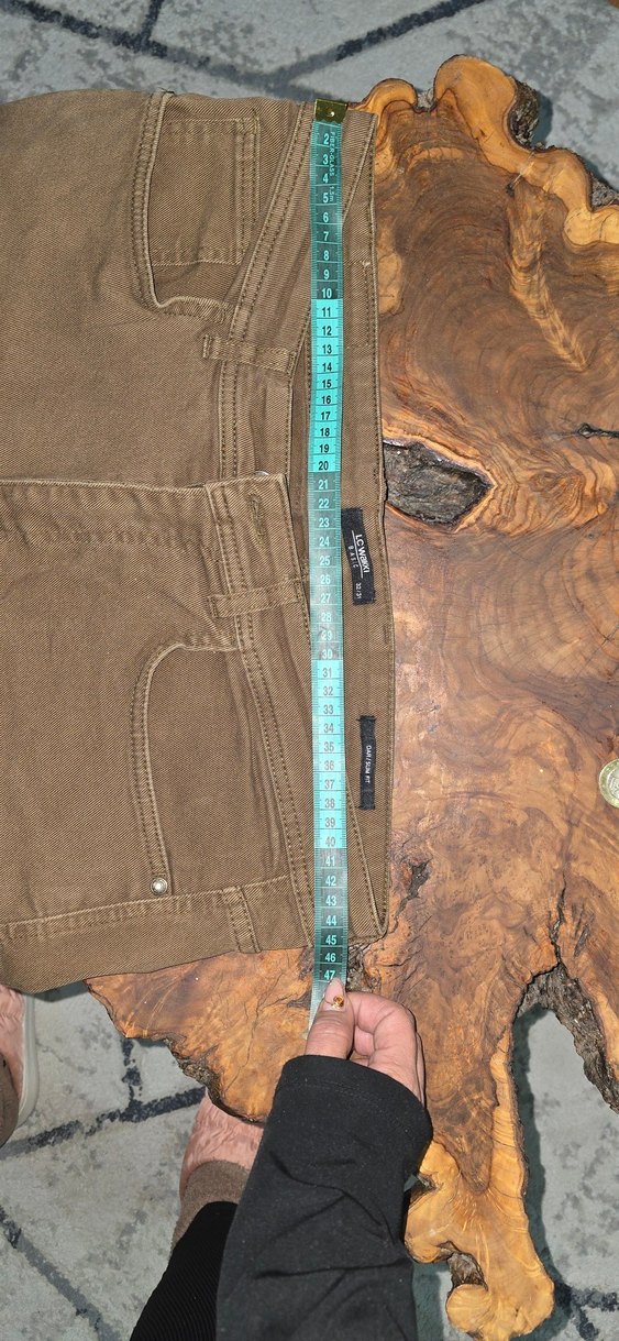 Kahverengi Erkek Jean Pantolon - Görsel 4