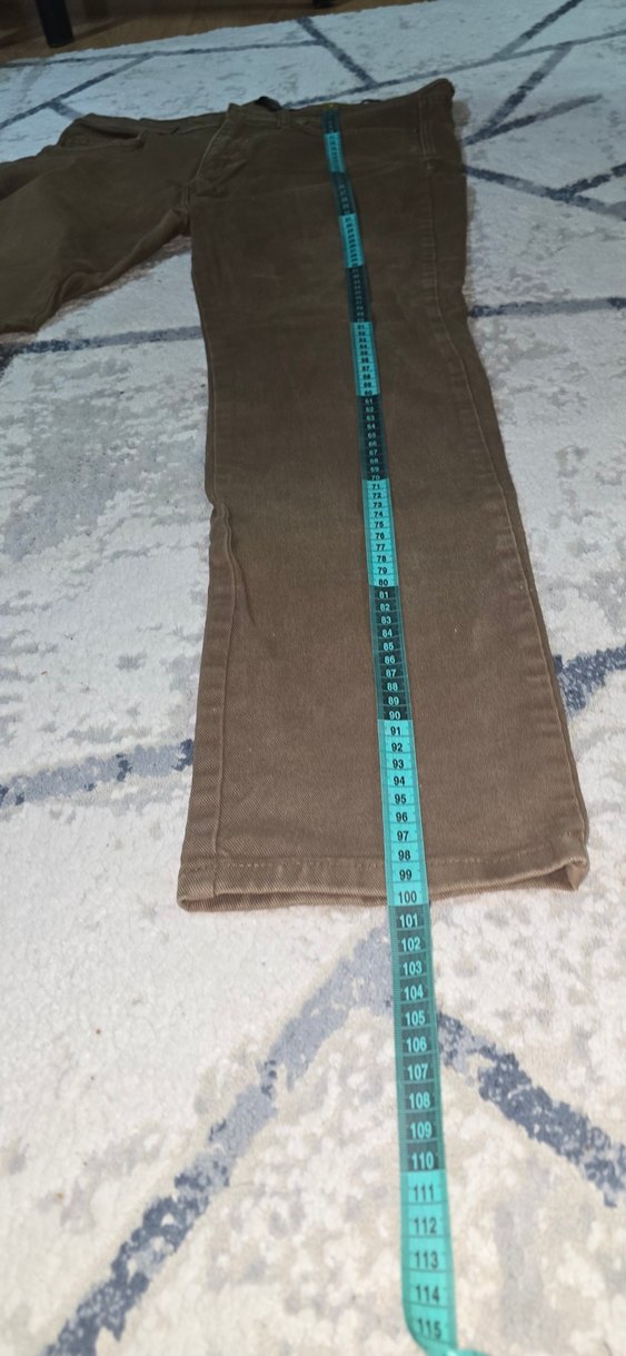 Kahverengi Erkek Jean Pantolon - Görsel 5