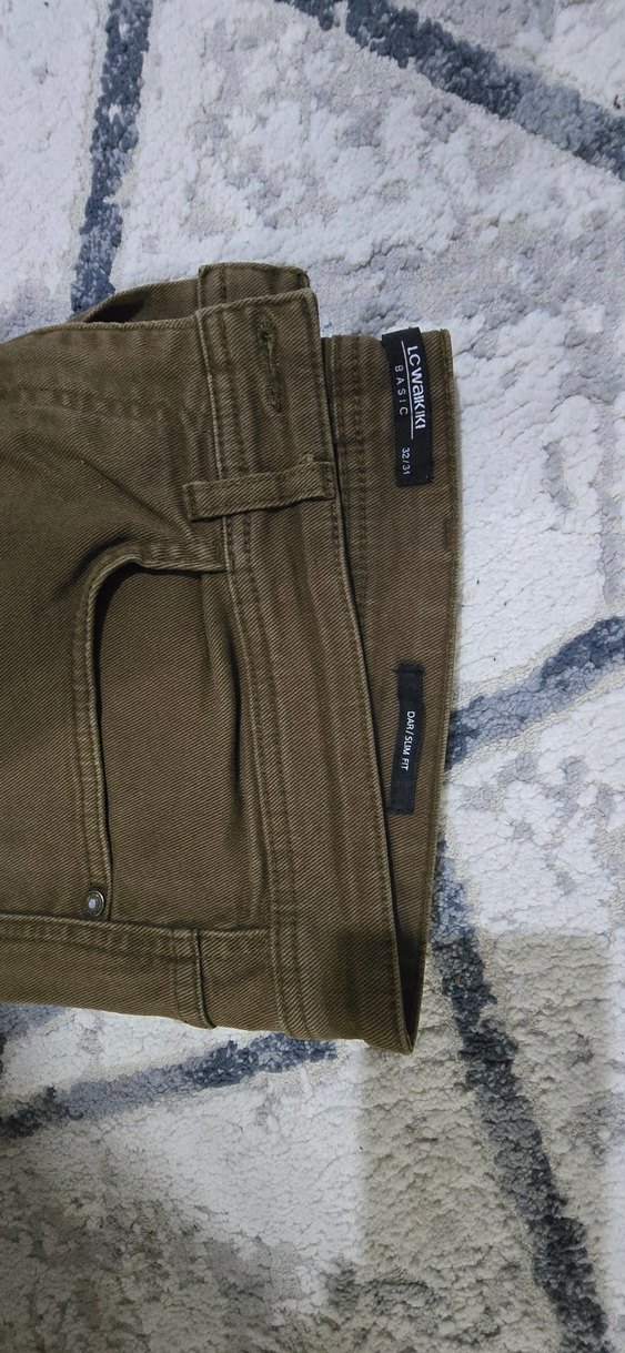 Kahverengi Erkek Jean Pantolon - Görsel 2