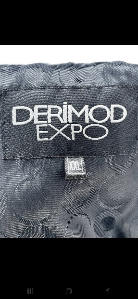 Kürk Detaylı Siyah Deri Derimod Kadın Ceket - Görsel 3