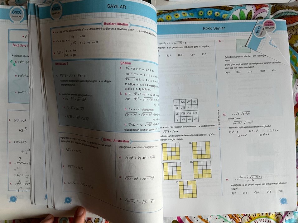 9. Sınıf Matematik Soru Bankası Fasikül Seti - Görsel 3