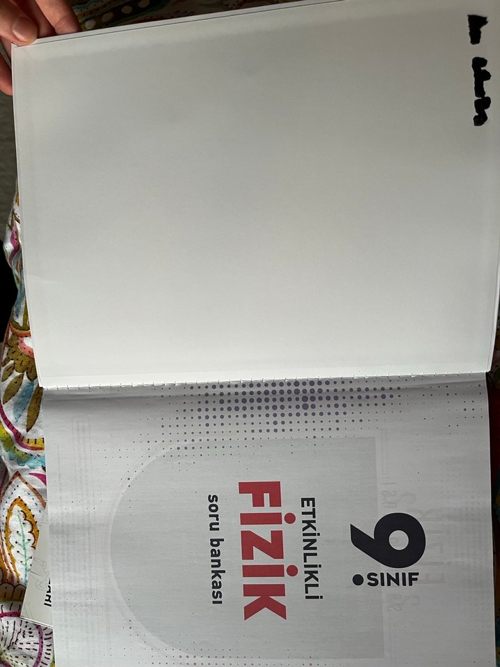 9. Sınıf Maarif model limit yayınları etkinlikli fizik kitabı - Görsel 2