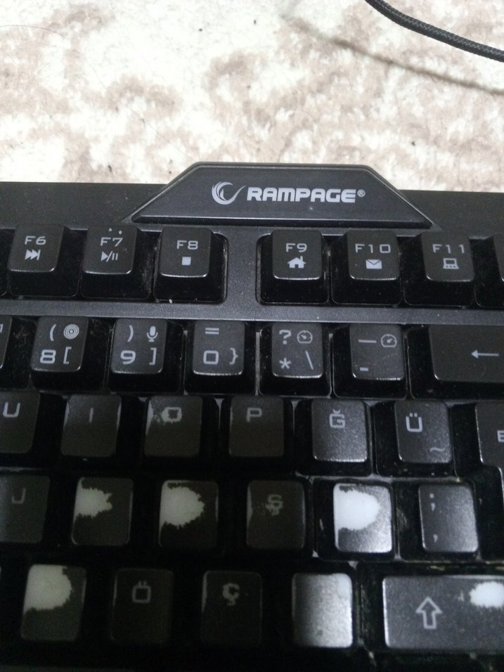 Kırmızı Mekanik Oyun Klavyesi - Görsel 3