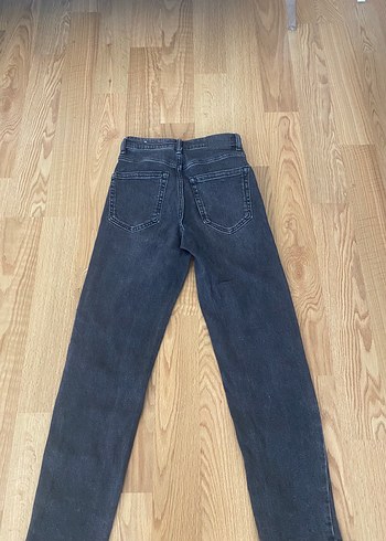 Gri Regular Fit Kadın Midi Kot Pantolon