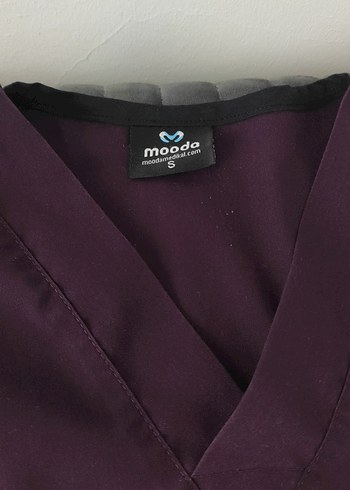 Moodamedical Mürdüm Likralı Kumaş Cerrahi Takım V Yaka Forma - Görsel 10