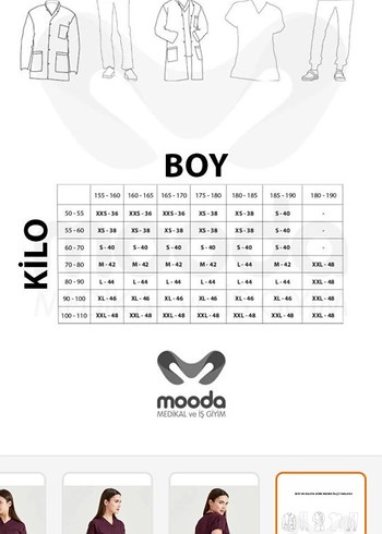 Moodamedical Mürdüm Likralı Kumaş Cerrahi Takım V Yaka Forma - Görsel 5