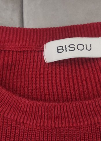 Kırmızı İnce Örgü Kadın Kazak - Görsel 4