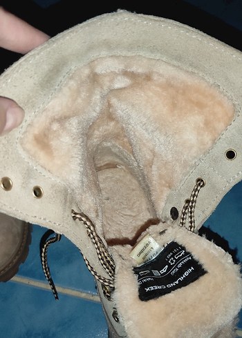 Bej Süet Kadın Botu, Kürklü - Görsel 5