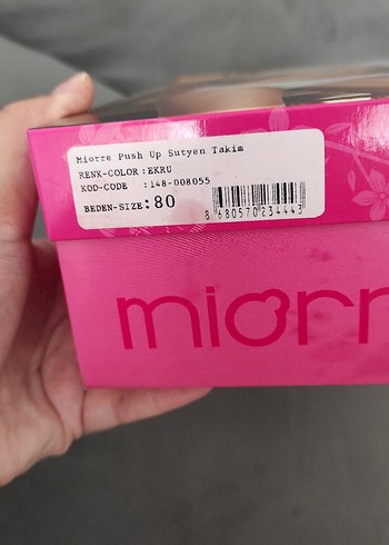 Miorre Push Up Sütyen Takım - Görsel 9