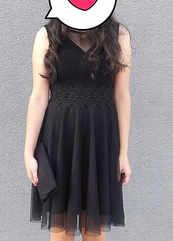 Siyah Davet Elbisesi - Görsel 6