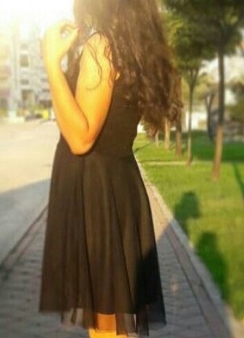 Siyah Davet Elbisesi - Görsel 9