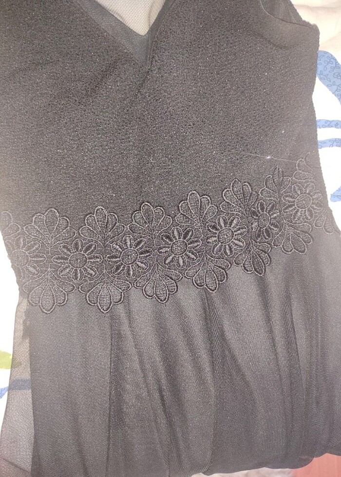 Siyah Davet Elbisesi - Görsel 5