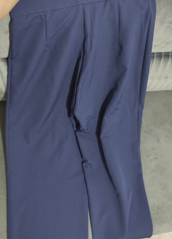 Lacivert Palazzo Pantolon  - Görsel 9