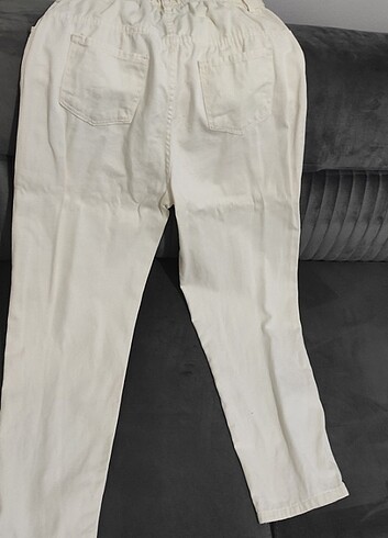 Kırık Beyaz pantolon - Görsel 3