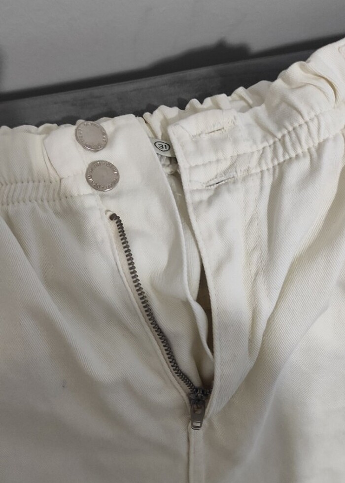 Kırık Beyaz pantolon - Görsel 5