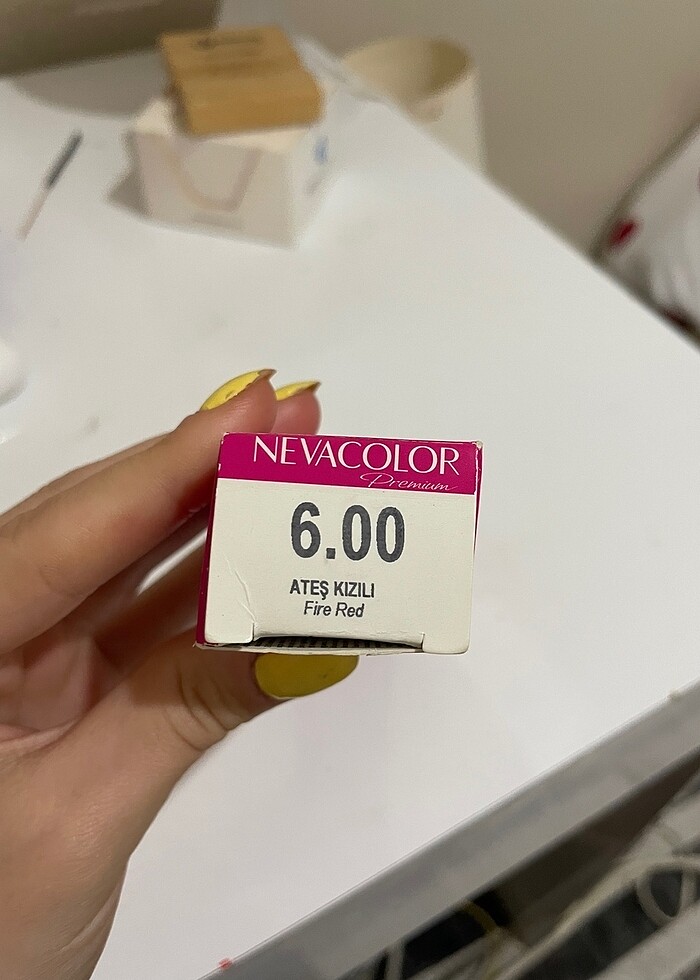 Ateş kızılı saç boyası - Görsel 2