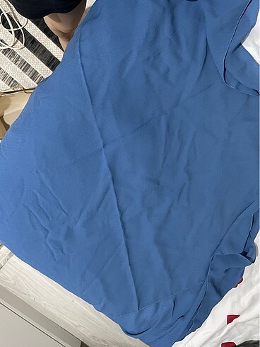 Mızalle kot mavi şal - Görsel 5