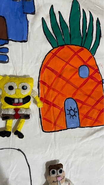 Süngerboob figürlü tişört - Görsel 5