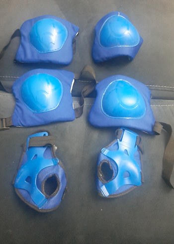 Mavi Motosiklet Diz Koruyucu Seti Velcro - Görsel 3