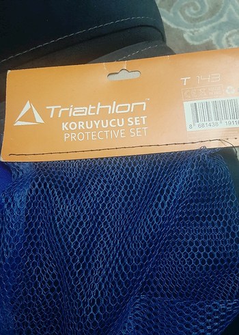 Mavi Motosiklet Diz Koruyucu Seti Velcro - Görsel 5